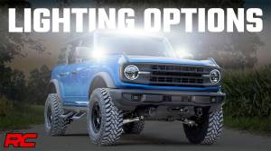Rough Country Lift Kits & Suspension | 1350 Offroad - Rough Country LED Light Bar, Upper Windshield, 40-in, Black, Single Row - 71041 - Image 2