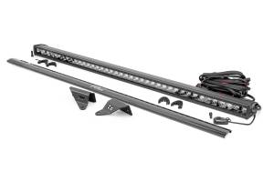 Rough Country Lift Kits & Suspension | 1350 Offroad - Rough Country LED Light Bar, Upper Windshield, 40-in, Black, Single Row - 71041 - Image 1