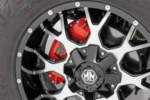 Rough Country Lift Kits & Suspension | 1350 Offroad - Rough Country Brake Caliper Covers, Rear, Red - 711062 - Image 2