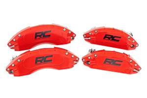 Rough Country Lift Kits & Suspension | 1350 Offroad - Rough Country Brake Caliper Covers, Red - 71106A - Image 1