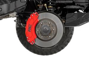 Rough Country Lift Kits & Suspension | 1350 Offroad - Rough Country Brake Caliper Covers, Red - 71106A - Image 4