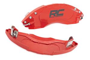Rough Country Lift Kits & Suspension | 1350 Offroad - Rough Country Brake Caliper Covers, Rear, Red, for Electric Brakes - 711222 - Image 5