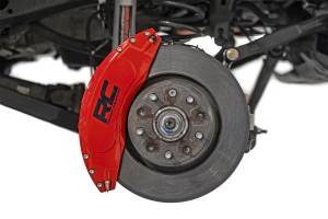 Rough Country Lift Kits & Suspension | 1350 Offroad - Rough Country Brake Caliper Covers, Rear, Red, 6061-T6 Aluminum, Non-Sport [BR5 Brake Code] - 711422 - Image 4