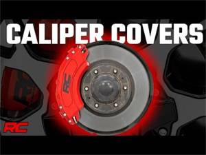 Rough Country Lift Kits & Suspension | 1350 Offroad - Rough Country Brake Caliper Covers, Red - 71152 - Image 5