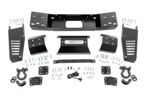Rough Country Lift Kits & Suspension | 1350 Offroad - Rough Country Hidden Winch Mounting Plate, Fairlead Mount, Driver & Passenger Side Wings, [2] D-Ring Mounts - 72003 - Image 1