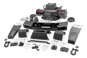 Rough Country Lift Kits & Suspension | 1350 Offroad - Rough Country Hidden Winch Mounting Plate, Fairlead Mount, Driver & Passenger Side Wings, [2] D-Ring Mounts - 72004 - Image 1