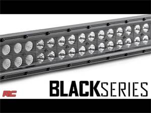 Rough Country Lift Kits & Suspension | 1350 Offroad - Rough Country Cree Black Series LED Light Bar, Single Row, 40-in, Curved, Length 41.625-in, Depth 3.12-in - 72740BL - Image 2