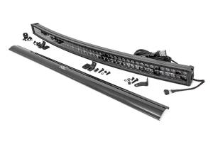 Rough Country Lift Kits & Suspension | 1350 Offroad - Rough Country Cree Black Series Curved LED Light Bar, 50-in, with Cool White DRL - 72950BD - Image 1
