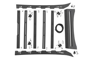 Rough Country Lift Kits & Suspension | 1350 Offroad - Rough Country Roof Rack System, 250 lbs. Weight, Stainless Steel - 73106 - Image 1