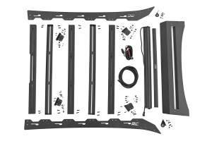 Rough Country Lift Kits & Suspension | 1350 Offroad - Rough Country Roof Rack System, Front, 40-in LED Light, 250 lbs. Weight Limit - 73107 - Image 1