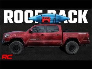 Rough Country Lift Kits & Suspension | 1350 Offroad - Rough Country Roof Rack System, Front, 40-in LED Light, 250 lbs. Weight Limit - 73107 - Image 5