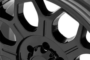Rough Country Lift Kits & Suspension | 1350 Offroad - Rough Country Series 77 Wheel, One-Piece, Semi Gloss Black, 20x9-in, 6x5.5, 0mm Offset - 77200912 - Image 3