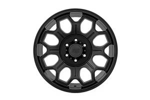 Rough Country Lift Kits & Suspension | 1350 Offroad - Rough Country Series 77 Wheel, One-Piece, Semi Gloss Black, 20x9-in, 6x5.5, 0mm Offset - 77200912 - Image 6