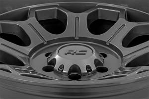Rough Country Lift Kits & Suspension | 1350 Offroad - Rough Country Series 77 Wheel, One-Piece, Gunmetal Gray, 20x9-in, 6x5.5, 12mm Offset - 77201212G - Image 2