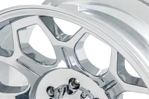 Rough Country Lift Kits & Suspension | 1350 Offroad - Rough Country Series 77 Wheel, One-Piece, Chrome, 20x10-in, 6x5.5, 25mm Offset - 77202512C - Image 3