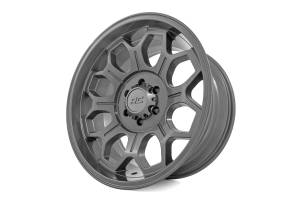 Rough Country Lift Kits & Suspension | 1350 Offroad - Rough Country Series 77 Wheel, One-Piece, Gunmetal Gray, 20x10-in, 6x135, 25mm Offset - 77202517G - Image 3