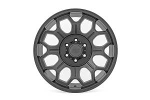 Rough Country Lift Kits & Suspension | 1350 Offroad - Rough Country Series 77 Wheel, One-Piece, Gunmetal Gray, 20x10-in, 6x135, 25mm Offset - 77202517G - Image 5