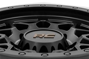 Rough Country Lift Kits & Suspension | 1350 Offroad - Rough Country Series 78 Wheel, Simulated Beadlock, Semi Gloss Black, 18x9-in, 8x180, 0mm Offset - 78180906B - Image 6