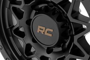Rough Country Lift Kits & Suspension | 1350 Offroad - Rough Country Series 78 Wheel, Simulated Beadlock, Semi Gloss Black, 18x9-in, 8x170, 0mm Offset - 78180911B - Image 5
