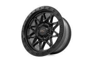 Rough Country Lift Kits & Suspension | 1350 Offroad - Rough Country Series 78 Wheel, Simulated Beadlock, Black, 18x9-in, 6x135, 0mm Offset - 78180917B - Image 4