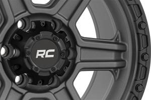 Rough Country Lift Kits & Suspension | 1350 Offroad - Rough Country Series 79 Wheel, One-Piece, Gunmetal Gray with Black Ring, 17x8.5-in, 6x5.5, 0mm Offset - 79170912G - Image 5