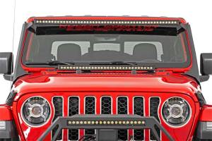 Rough Country Lift Kits & Suspension | 1350 Offroad - Rough Country Spectrum LED Light Bar, Upper, Windshield Mount, with 50-in Dual Row - 80069 - Image 6
