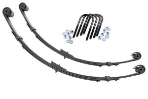 Rough Country Lift Kits & Suspension | 1350 Offroad - Rough Country Leaf Spring, Rear, 4-in, 41.25-in Length, 8.5-in Uncompressed Arch, Military Wrap - 8064KIT - Image 1