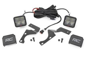 Rough Country Lift Kits & Suspension | 1350 Offroad - Rough Country Spectrum LED Light Bar, Ditch Mount, 2-in Spot, Pair - 80796 - Image 1