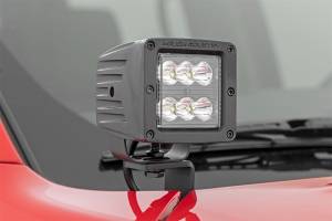 Rough Country Lift Kits & Suspension | 1350 Offroad - Rough Country Spectrum LED Light Bar, Ditch Mount, 2-in, Pair, Spot - 81064 - Image 5