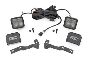 Rough Country Lift Kits & Suspension | 1350 Offroad - Rough Country Spectrum LED Light Bar, Ditch Mount, 2-in, Pair, Spot - 81080 - Image 1