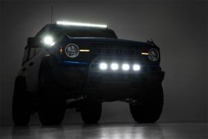 Rough Country Lift Kits & Suspension | 1350 Offroad - Rough Country Spectrum LED Light Bar, Upper, Windshield Mount, with 40-in Single Row - 82041 - Image 5
