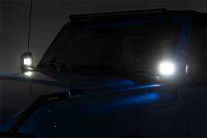 Rough Country Lift Kits & Suspension | 1350 Offroad - Rough Country Spectrum LED Light Bar, Ditch Mount, 2-in, Pair, Spot Pattern - 82047 - Image 4
