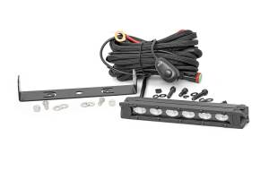Rough Country Lift Kits & Suspension | 1350 Offroad - Rough Country Slimline Cree Black Series LED Light Bar, 6-in, 1440 Total Lumens, 18 Total Watts, Switch - 92018 - Image 1