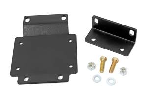 Rough Country Lift Kits & Suspension | 1350 Offroad - Rough Country Winch Mounting Plate, Fit RC RS4500LB Winch PN[RS4500S], Steel, Bottom Bracket - 92055 - Image 1