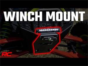 Rough Country Lift Kits & Suspension | 1350 Offroad - Rough Country Winch Mounting Plate, with RS4500S Winch, LED Light - 92063 - Image 5