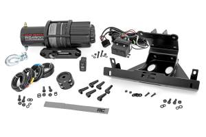 Rough Country Lift Kits & Suspension | 1350 Offroad - Rough Country Winch Mounting Plate, with RS4500S Winch - 92068 - Image 1