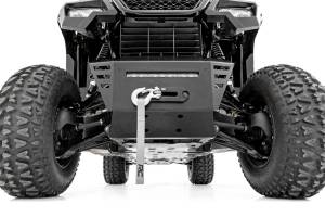 Rough Country Lift Kits & Suspension | 1350 Offroad - Rough Country Winch Mounting Plate, 10-in, Black Slimline, Winch Mount Only - 92078 - Image 2