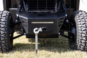 Rough Country Lift Kits & Suspension | 1350 Offroad - Rough Country Winch Mounting Plate, 10-in, Black Slimline, Winch Mount Only - 92078 - Image 5
