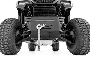 Rough Country Lift Kits & Suspension | 1350 Offroad - Rough Country Winch Mounting Plate, 10-in, Black Slimline, with RS4500S - 92079 - Image 2