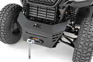 Rough Country Lift Kits & Suspension | 1350 Offroad - Rough Country Winch Mounting Plate, 10-in, Black Slimline, with RS4500S - 92079 - Image 3