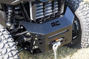 Rough Country Lift Kits & Suspension | 1350 Offroad - Rough Country Winch Mounting Plate, 10-in, Black Slimline, with RS4500S - 92079 - Image 6