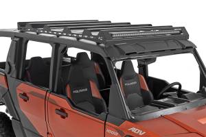 Rough Country Lift Kits & Suspension | 1350 Offroad - Rough Country Roof Rack System, 64-in Lenght x 49-in Width x 5.5-in Height, 250 Lbs, 40-in LED - 93172 - Image 3