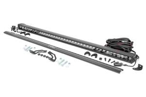 Rough Country Lift Kits & Suspension | 1350 Offroad - Rough Country LED Light Bar Kit, 40-in, Black Series, Single Row, Polaris RZR 1000XP4 - 93183 - Image 1