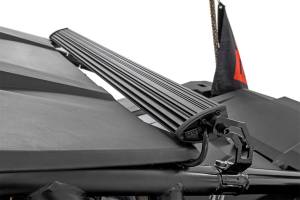 Rough Country Lift Kits & Suspension | 1350 Offroad - Rough Country LED Light Bar Kit, 40-in, Black Series, Single Row, Polaris RZR 1000XP4 - 93183 - Image 4