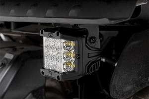 Rough Country Lift Kits & Suspension | 1350 Offroad - Rough Country LED Light Bar, 3in, Chrome Pair, Under Bed Mount, Wide Angle, Polaris XPEDITION ADV 5 - 93190 - Image 4
