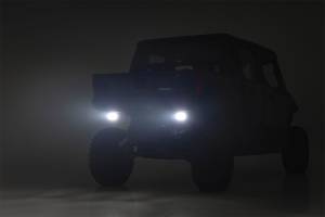 Rough Country Lift Kits & Suspension | 1350 Offroad - Rough Country LED Light Bar, 3in, Chrome Pair, Under Bed Mount, Wide Angle, Polaris XPEDITION ADV 5 - 93190 - Image 6