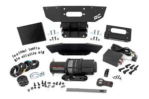 Rough Country Lift Kits & Suspension | 1350 Offroad - Rough Country Winch Mounting Plate, Winch Plate, with RS4500S Winch - 93205 - Image 1