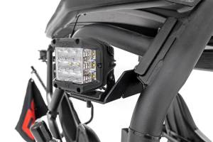 Rough Country Lift Kits & Suspension | 1350 Offroad - Rough Country Black Series LED Fog Light Kit, 2-in, Rear Mount, Flood, Black Pair - 94007 - Image 2