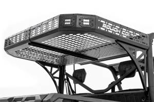 Rough Country Lift Kits & Suspension | 1350 Offroad - Rough Country Can-Am Cargo Rack, Rear, with Cube Lights - 97027 - Image 1