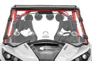 Rough Country Lift Kits & Suspension | 1350 Offroad - Rough Country LED Light Bar, Front Mount, 40-in, Black Dual Row, White DRL - 97037 - Image 4